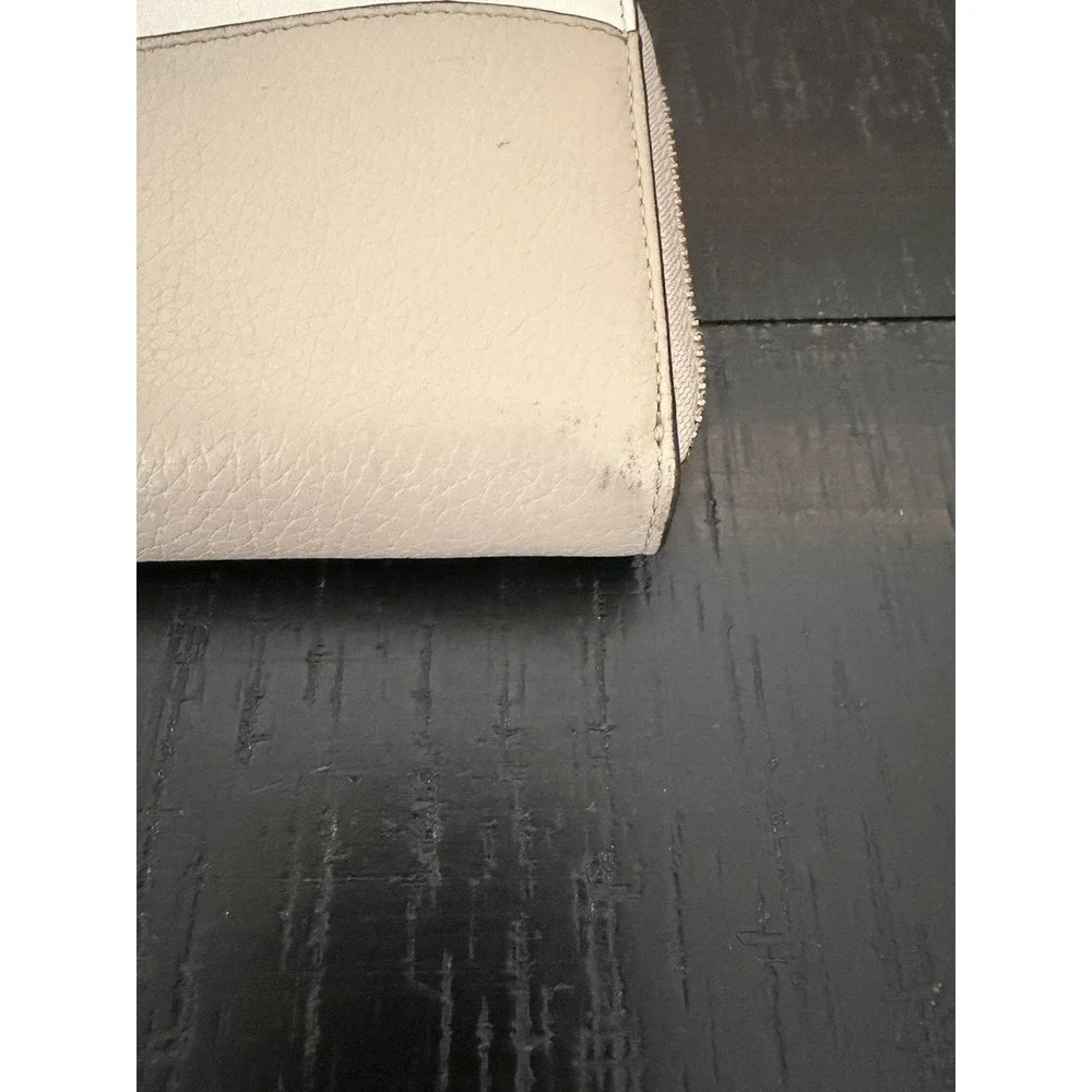 Kate Spade Large Leila Continental Wallet Warm Beige Leather Colorblock Classic